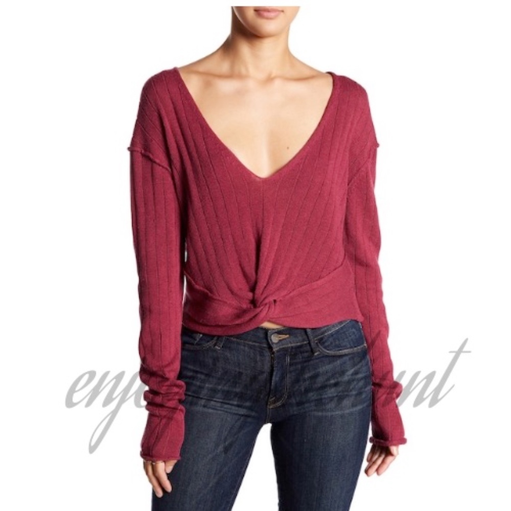 Free People Got Me Twisted Sweater
